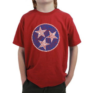Tennessee Tristar - Boy's Word Art T-Shirt