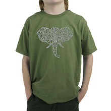 Load image into Gallery viewer, Tusks - Boy&#39;s Word Art T-Shirt