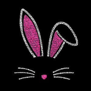 Bunny Ears  - Girl's Word Art Long Sleeve