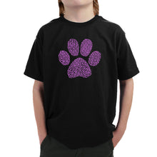 Load image into Gallery viewer, XOXO Dog Paw  - Boy&#39;s Word Art T-Shirt