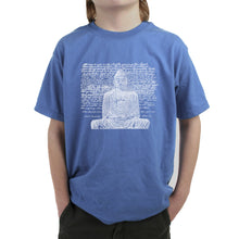 Load image into Gallery viewer, Zen Buddha - Boy&#39;s Word Art T-Shirt