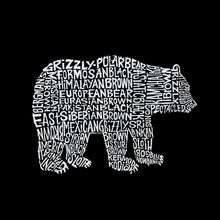 Load image into Gallery viewer, Bear Species - Women&#39;s Word Art Long Sleeve T-Shirt