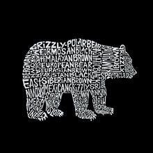 Load image into Gallery viewer, Bear Species - Men&#39;s Word Art Long Sleeve T-Shirt