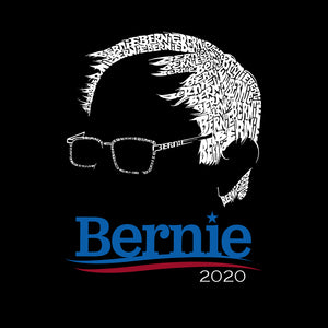 LA Pop Art Women's Dolman Word Art Shirt - Bernie Sanders 2020