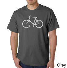 Load image into Gallery viewer, SAVE A PLANET, RIDE A BIKE - Men&#39;s Word Art T-Shirt