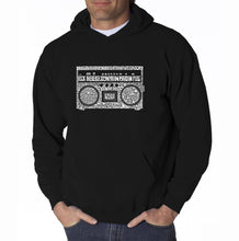 Load image into Gallery viewer, Greatest Rap Hits of The 1980&#39;s - Men&#39;s Word Art Hooded Sweatshirt