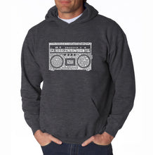 Load image into Gallery viewer, Greatest Rap Hits of The 1980&#39;s - Men&#39;s Word Art Hooded Sweatshirt