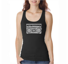 Load image into Gallery viewer, Greatest Rap Hits of The 1980&#39;s  - Women&#39;s Word Art Tank Top