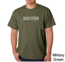 Load image into Gallery viewer, BOSTON NEIGHBORHOODS - Men&#39;s Word Art T-Shirt