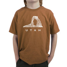 Load image into Gallery viewer, Utah - Boy&#39;s Word Art T-Shirt