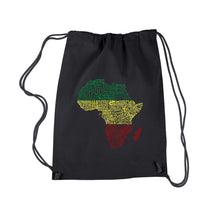 Load image into Gallery viewer, Countries in Africa - Drawstring Backpack