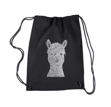 Load image into Gallery viewer, Alpaca - Drawstring Backpack