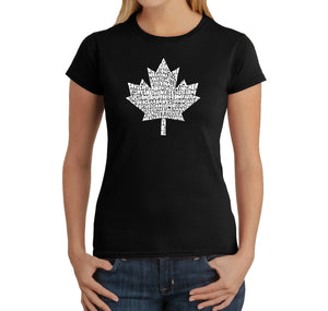 CANADIAN NATIONAL ANTHEM - Women's Word Art T-Shirt