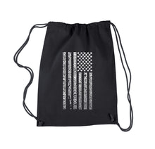 Load image into Gallery viewer, National Anthem Flag - Drawstring Backpack