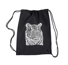 Load image into Gallery viewer, Big Cats -  Drawstring Word Art Backpack