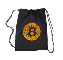 Load image into Gallery viewer, Bitcoin  - Drawstring Backpack