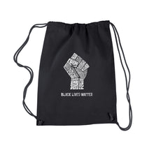 Load image into Gallery viewer, Black Lives Matter - Drawstring Backpack