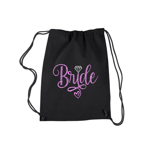 Drawstring Backpack - Bride