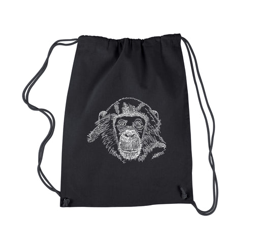 Chimpanzee - Drawstring Backpack