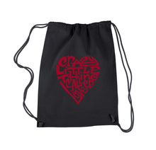 Load image into Gallery viewer, Crazy Little Thing Called Love - Drawstring Backpack