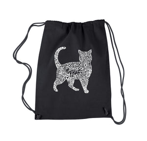 Cat - Drawstring Backpack
