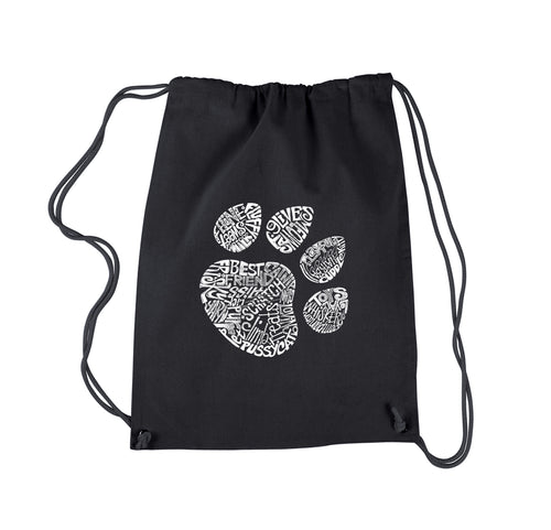 Cat Paw -  Drawstring Backpack