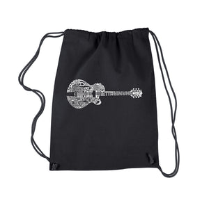 Country Guitar - Drawstring Backpack