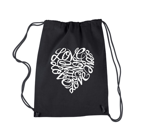 LOVE - Drawstring Backpack