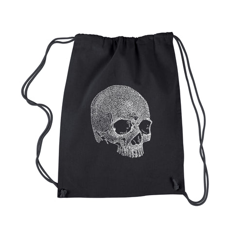 Dead Inside Skull - Drawstring Backpack