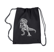 Load image into Gallery viewer, Dino Pics - Drawstring Backpack