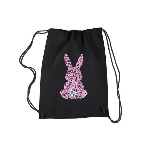 Easter Bunny  - Drawstring Backpack