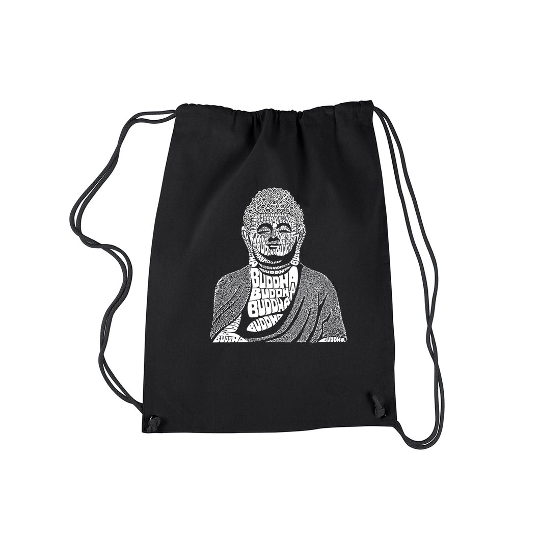 Buddha  - Drawstring Backpack