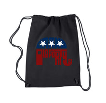 Load image into Gallery viewer, REPUBLICAN GRAND OLD PARTY - Drawstring Backpack