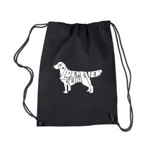 Load image into Gallery viewer, Golden Retreiver -  Drawstring Backpack