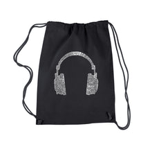 Load image into Gallery viewer, 63 DIFFERENT GENRES OF MUSIC - Drawstring Backpack