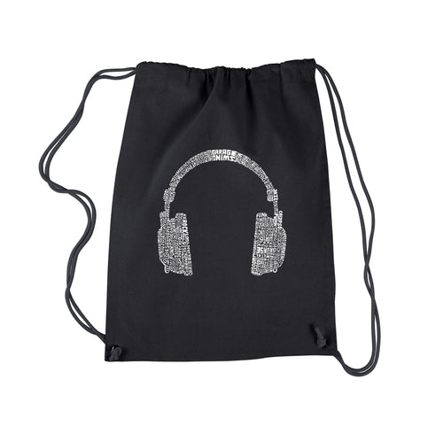 63 DIFFERENT GENRES OF MUSIC - Drawstring Backpack