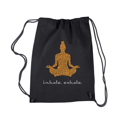 Inhale Exhale - Drawstring Backpack