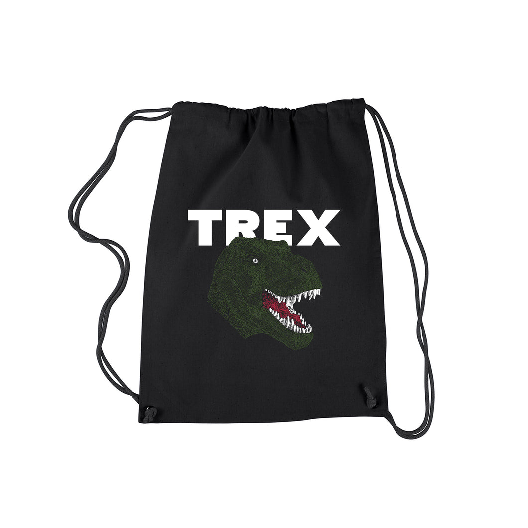 T-Rex Head  - Drawstring Backpack