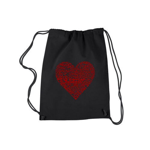 Love Yourself - Drawstring Backpack
