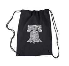 Load image into Gallery viewer, Liberty Bell -  Drawstring Backpack