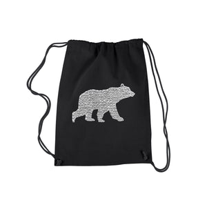 Mama Bear  - Drawstring Backpack