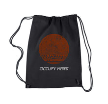 Load image into Gallery viewer, Occupy Mars - Drawstring Backpack