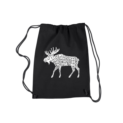 Moose  - Drawstring Backpack