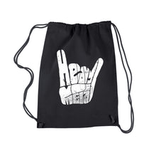 Load image into Gallery viewer, Heavy Metal - Drawstring Backpack