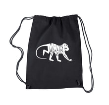 Load image into Gallery viewer, Monkey Business - Drawstring Backpack