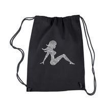 Load image into Gallery viewer, MUDFLAP GIRL - Drawstring Backpack