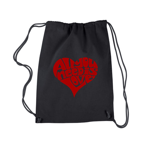 All You Need Is Love - Drawstring Backpack