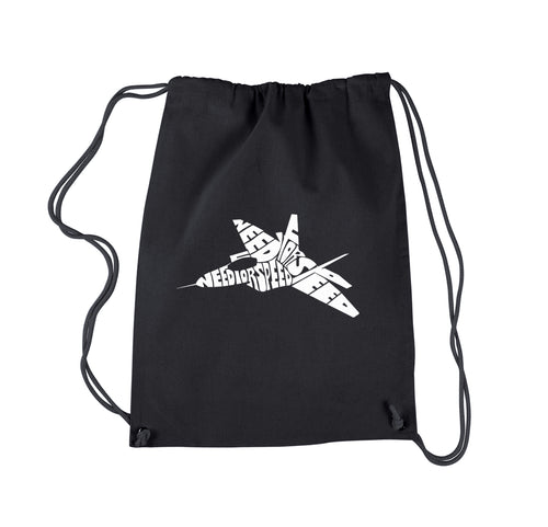 FIGHTER JET NEED FOR SPEED - Drawstring Backpack