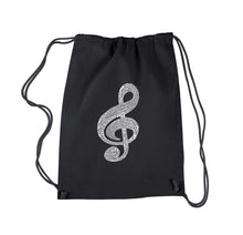 Load image into Gallery viewer, Music Note -  Drawstring Backpack