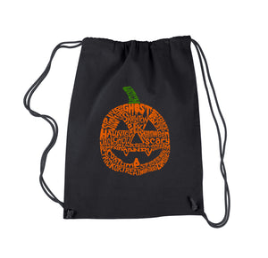 Pumpkin - Drawstring Backpack